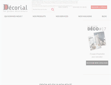 Tablet Screenshot of decorial.com